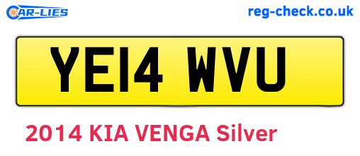 YE14WVU are the vehicle registration plates.