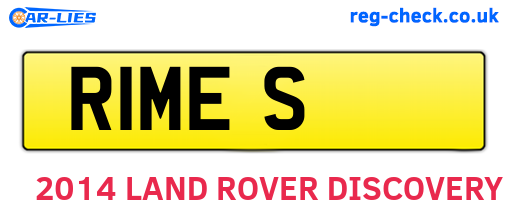 R1MES are the vehicle registration plates.