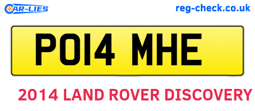 PO14MHE are the vehicle registration plates.
