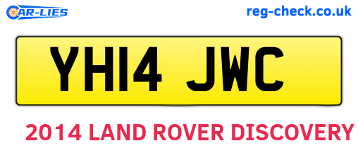 YH14JWC are the vehicle registration plates.