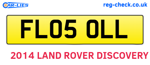 FL05OLL are the vehicle registration plates.