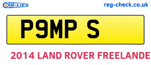 P9MPS are the vehicle registration plates.