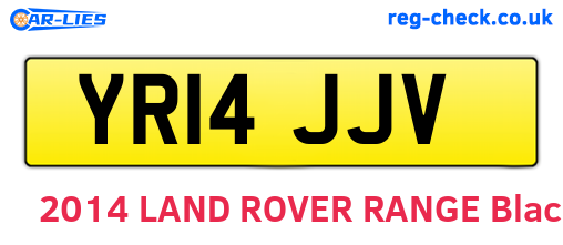 YR14JJV are the vehicle registration plates.