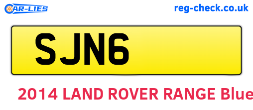 SJN6 are the vehicle registration plates.