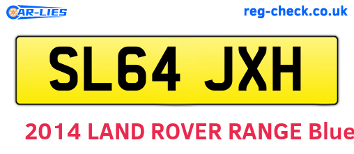 SL64JXH are the vehicle registration plates.