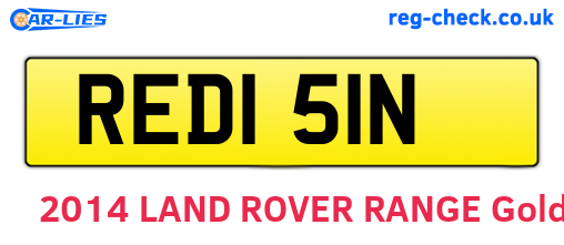 RED151N are the vehicle registration plates.