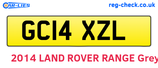 GC14XZL are the vehicle registration plates.