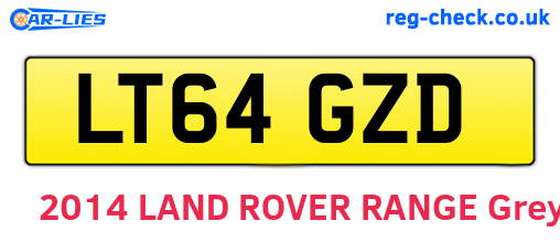 LT64GZD are the vehicle registration plates.