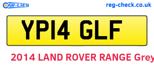 YP14GLF are the vehicle registration plates.