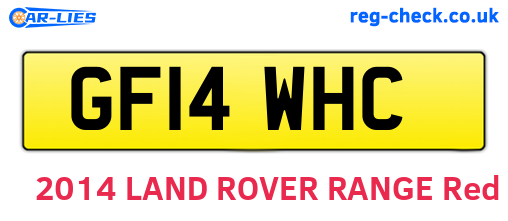 GF14WHC are the vehicle registration plates.