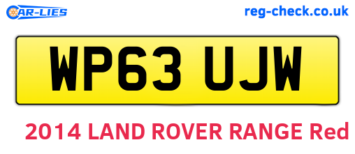 WP63UJW are the vehicle registration plates.