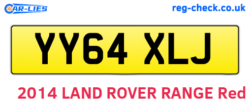 YY64XLJ are the vehicle registration plates.