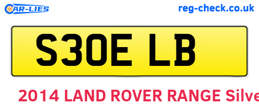 S30ELB are the vehicle registration plates.