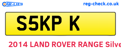 S5KPK are the vehicle registration plates.
