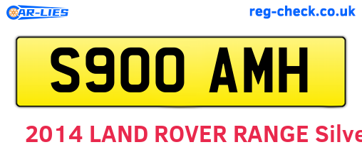 S900AMH are the vehicle registration plates.