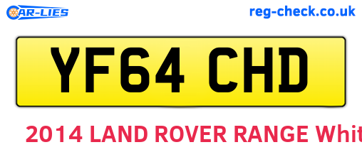 YF64CHD are the vehicle registration plates.