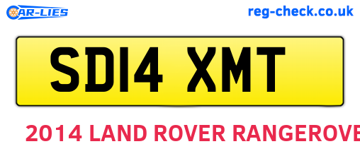 SD14XMT are the vehicle registration plates.