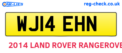 WJ14EHN are the vehicle registration plates.