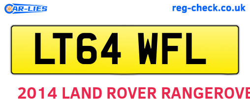 LT64WFL are the vehicle registration plates.