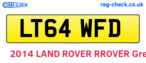 LT64WFD are the vehicle registration plates.