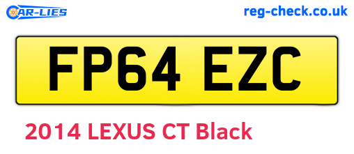 FP64EZC are the vehicle registration plates.