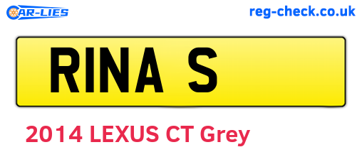 R1NAS are the vehicle registration plates.