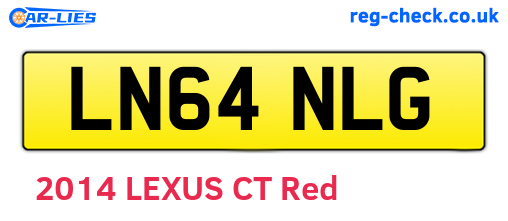 LN64NLG are the vehicle registration plates.