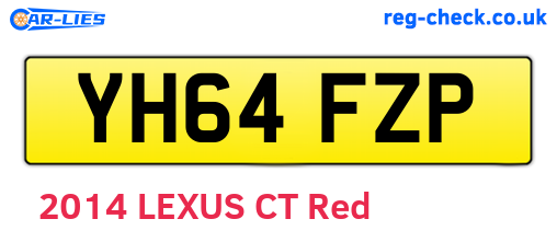 YH64FZP are the vehicle registration plates.