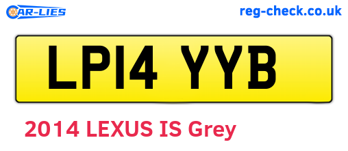 LP14YYB are the vehicle registration plates.
