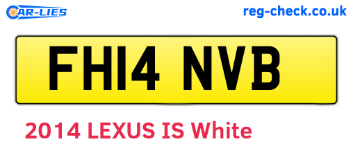 FH14NVB are the vehicle registration plates.