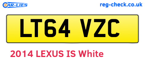 LT64VZC are the vehicle registration plates.