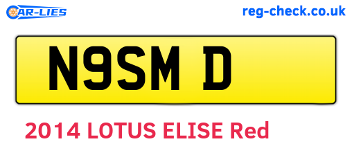 N9SMD are the vehicle registration plates.