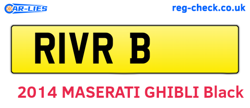R1VRB are the vehicle registration plates.