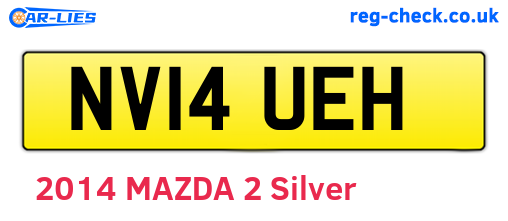 NV14UEH are the vehicle registration plates.