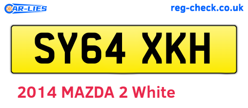 SY64XKH are the vehicle registration plates.