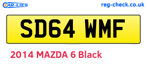 SD64WMF are the vehicle registration plates.