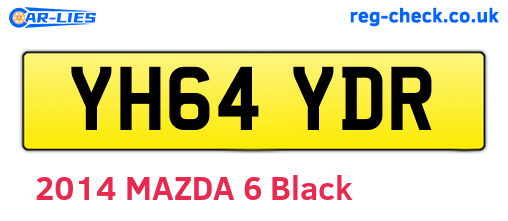 YH64YDR are the vehicle registration plates.