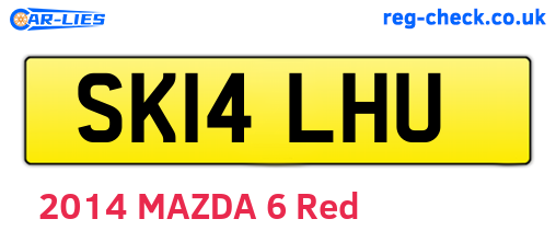 SK14LHU are the vehicle registration plates.