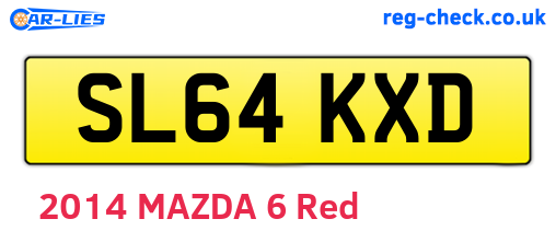 SL64KXD are the vehicle registration plates.