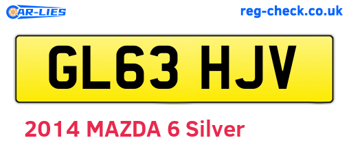 GL63HJV are the vehicle registration plates.
