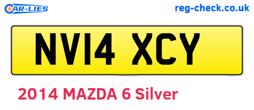 NV14XCY are the vehicle registration plates.