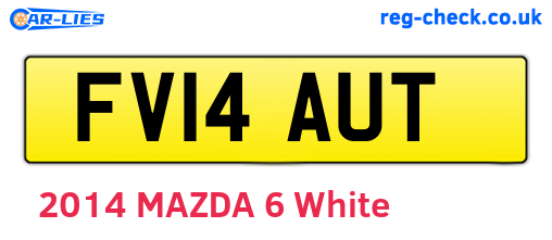 FV14AUT are the vehicle registration plates.