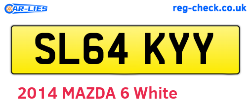 SL64KYY are the vehicle registration plates.