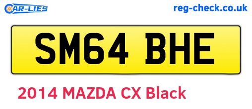 SM64BHE are the vehicle registration plates.
