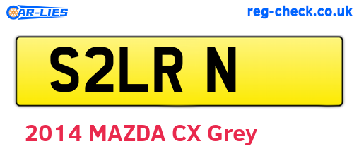 S2LRN are the vehicle registration plates.
