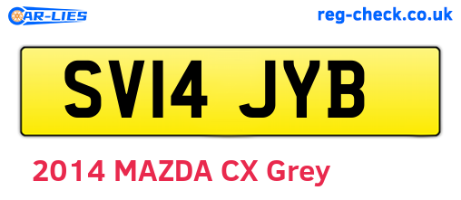 SV14JYB are the vehicle registration plates.