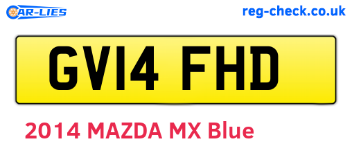 GV14FHD are the vehicle registration plates.