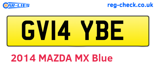 GV14YBE are the vehicle registration plates.