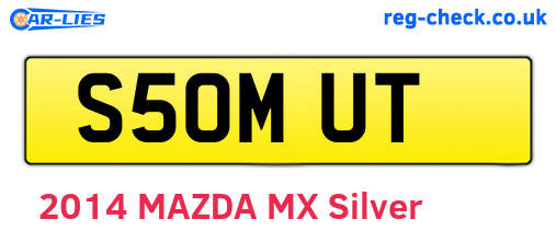 S50MUT are the vehicle registration plates.