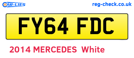 FY64FDC are the vehicle registration plates.